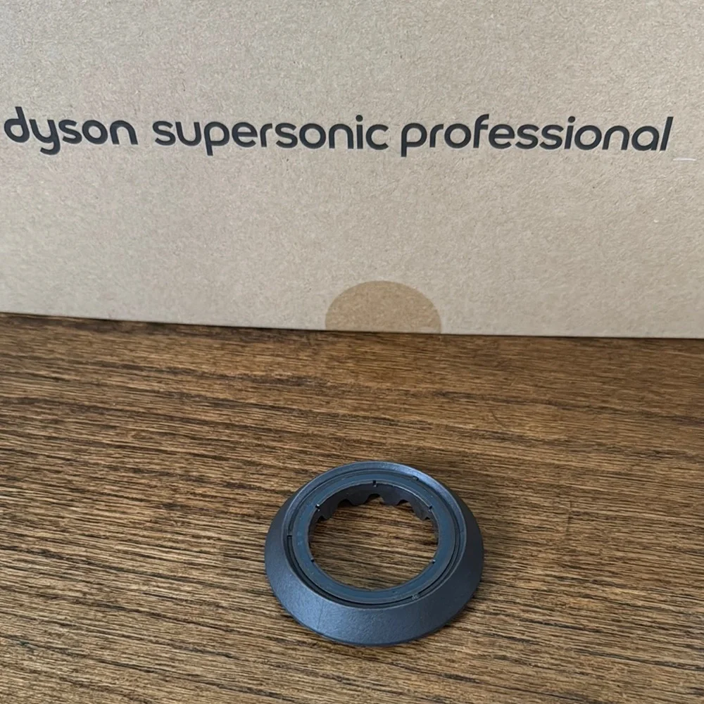 Dyson Charcoal Gray Supersonic Gentle air attachment.